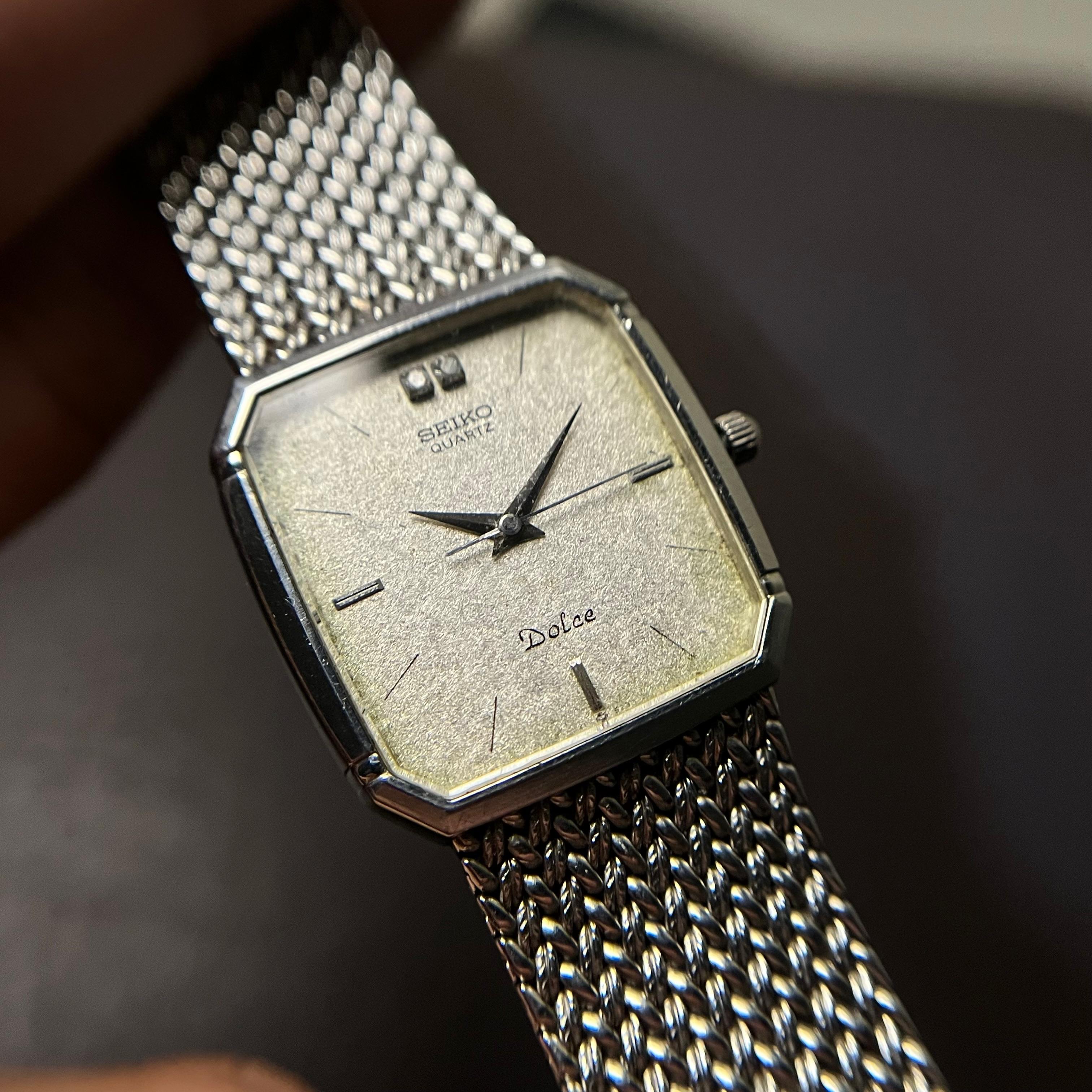 Seiko Dolce Integrated 2P Diamond 1980's