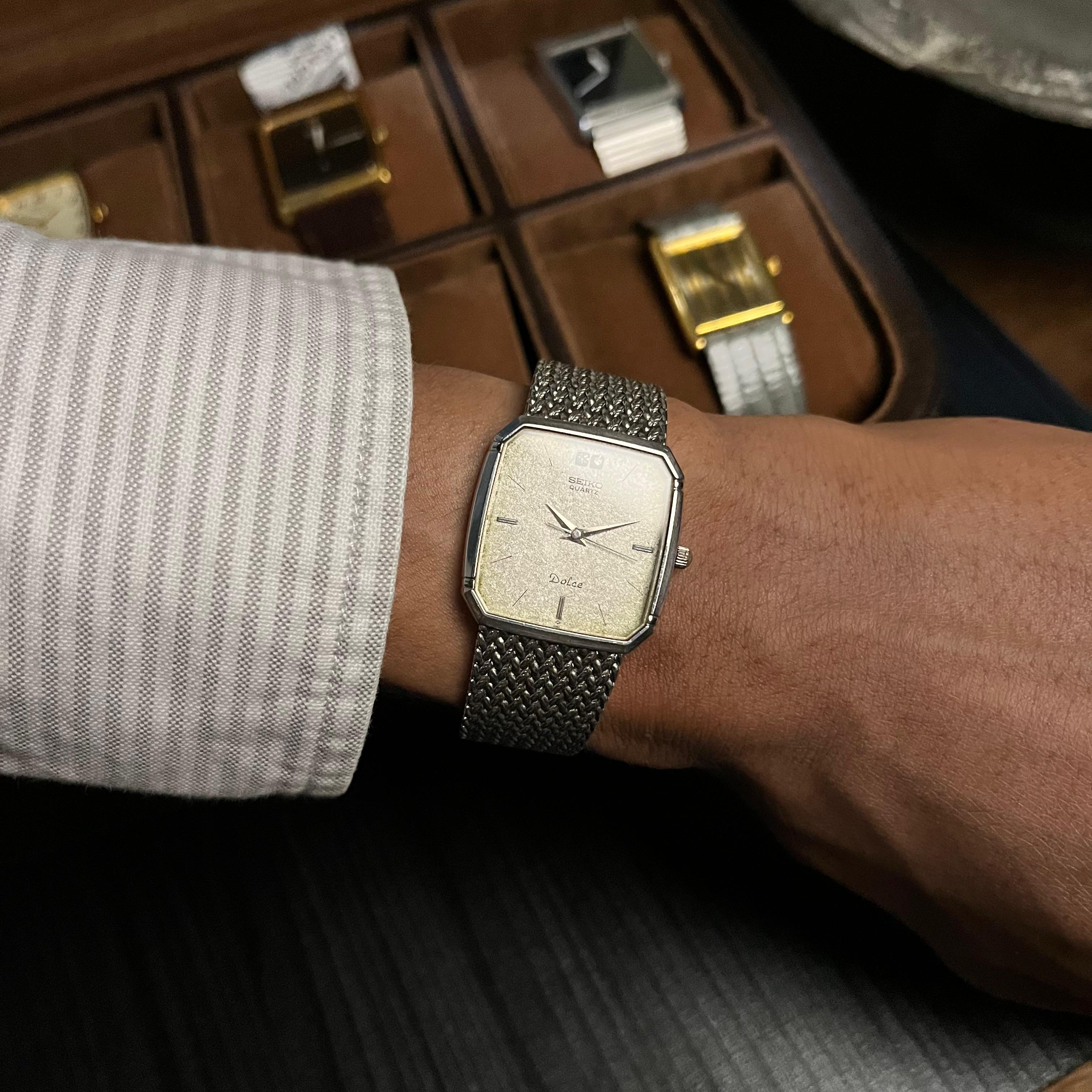 Seiko Dolce Integrated 2P Diamond 1980's Galeri 1